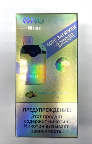 Onu Mini ( Киви-маракуйя-гуава ) 6000 затяжек.