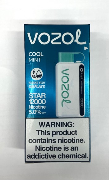 Vozol Star ( COOL MINT ) 12000 затяжек.