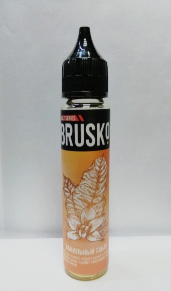 BRUSKO / Жидкость для вейпа /Ванильный табак 30мл никотин 2 и 5