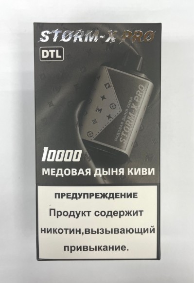 Mosmo Storm X Pro DTL ( Медовая дыня-киви ) 10000 затяжек.