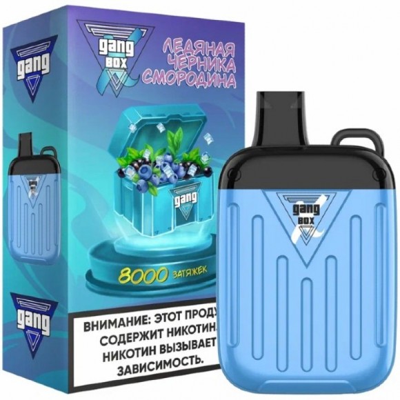 GANG X BOX Ледяная Черника-Смородина (8000 затяжек)