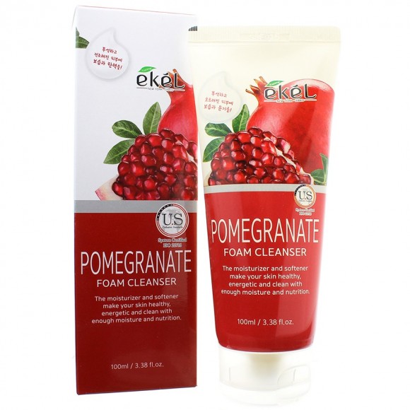 Пенка для умывания с экстрактом граната Ekel Pomegranate Foam Cleanser 100 ml