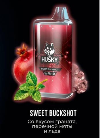 Одноразовая ЭС Husky Cyber 8000 — Sweet Buckshot (Гранат, Перечная Мята и Лед)