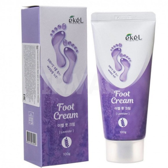 Успокаивающий крем для ног с ароматом лаванды Ekel Foot Cream Lavender 100g