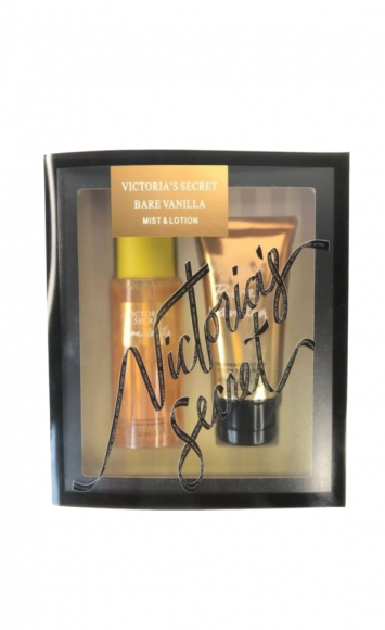 Подарочный набор Victoria's Secret Bare Vanilla Мист+Лосьон, 100+100 ml