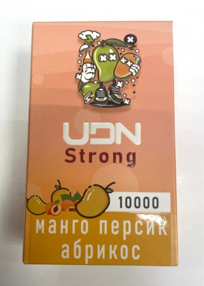 UDN Srong ( Манго персик абрикос ) 10000 затяжек.
