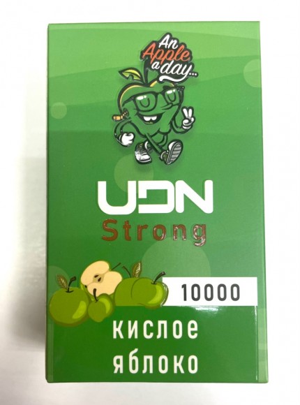 UDN Srong ( Кислое яблоко ) 10000 затяжек.