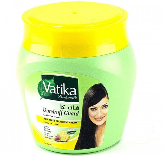 Маска Vatika для волос против перхоти с лимоном.